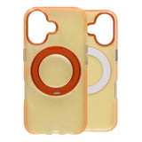 iPhone 17 Skal Roterbart Stativ Orange