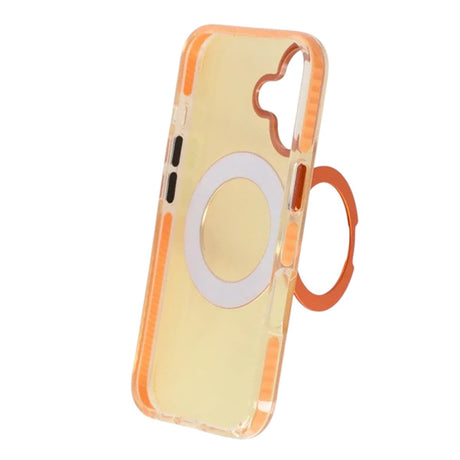 iPhone 17 Skal Roterbart Stativ Orange