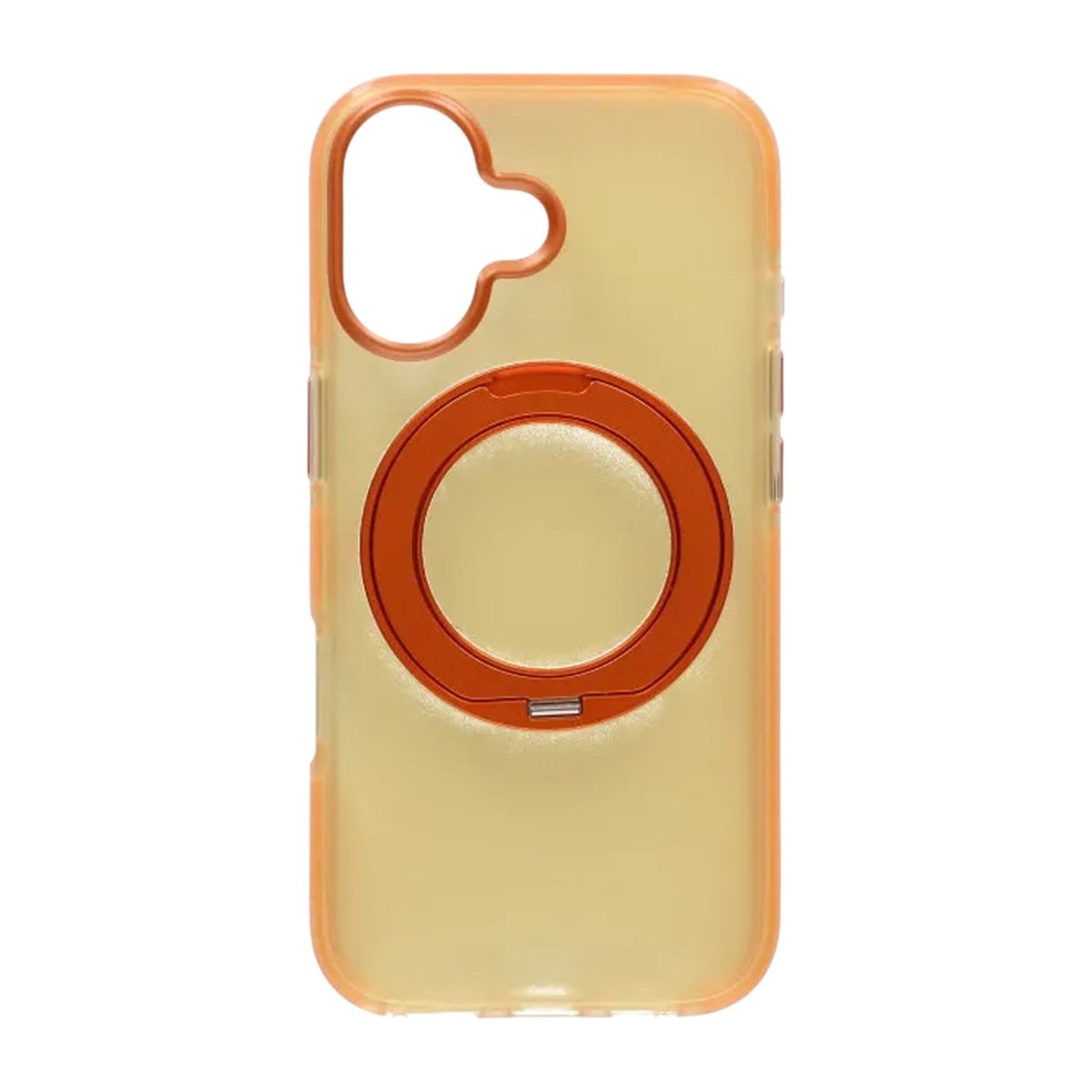 iPhone 17 Skal Roterbart Stativ Orange