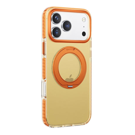 iPhone 17 Pro Max Skal Roterbart Stativ Orange