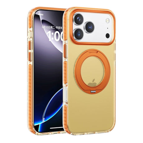 iPhone 17 Pro Skal Roterbart Stativ Orange