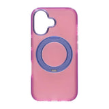 iPhone 17 Skal Roterbart Stativ Rosa Lila