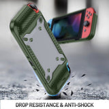 Stötsäkert skal till Nintendo Switch OLED Grön