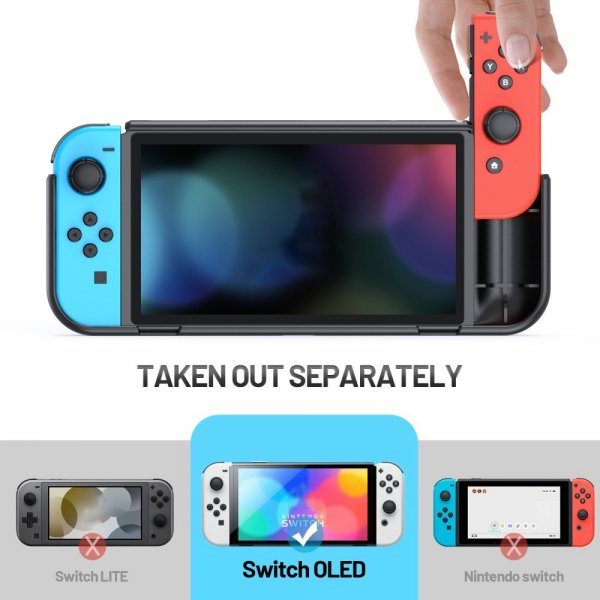 Stötsäkert skal till Nintendo Switch OLED Svart