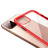 iPhone 11 Pro Max Skal Stöttålig Röd Transparent