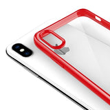 iPhone Xs Max Skal Transparent Röd