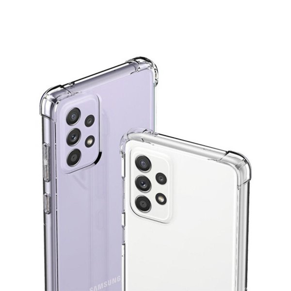 Samsung Galaxy A52/A52s 5G Skal Förstärkta Hörn Transparent