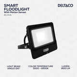 Deltaco Smart Home Strålkastare med Rörelsesensor 20W