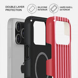 Burga iPhone 17 Pro Skal Tough MagSafe Strawberry Jam