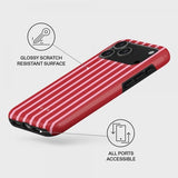 Burga iPhone 17 Pro Skal Tough MagSafe Strawberry Jam
