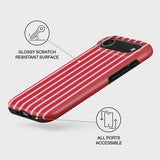 Burga iPhone Air Skal Tough MagSafe Strawberry Jam