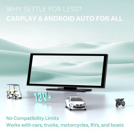 Ottocast ScreenFlow Portabel Infotainment-skärm för Bil CarPlay/Android Auto