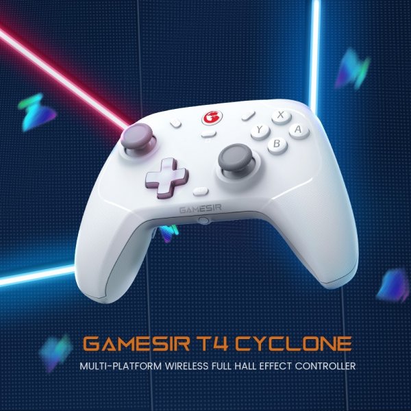 GameSir T4 Cyclone Trådlös Spelkontroll Multiplatform Vit