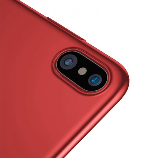 Baseus iPhone X/Xs Skal Thin Case Röd