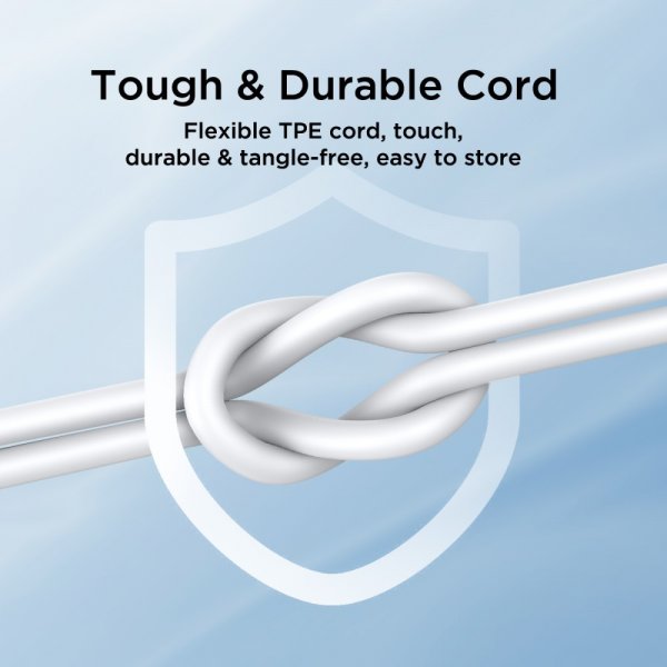 Joyroom Trådade Hörlurar EC06 USB-C Silver