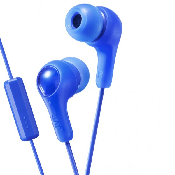 JVC Hörlurar FX7M Gumy Plus In-Ear Mic Blå