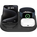 Belkin Trådlös Laddare BoostCharge 3-in-1 Foldable MagSafe Qi2 15W Svart
