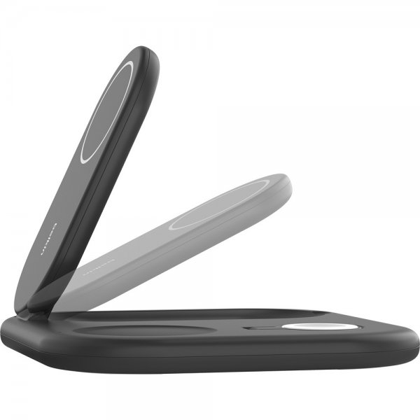 Belkin Trådlös Laddare BoostCharge 3-in-1 Foldable MagSafe Qi2 15W Svart