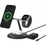 Belkin Trådlös Laddare BoostCharge Pro 3-in-1 MagSafe Qi2 15W Svart