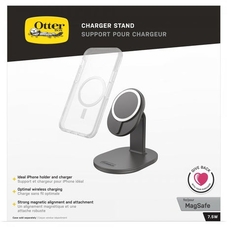 Otterbox Trådlös Laddare Charger Stand MagSafe Radiant Night Svart