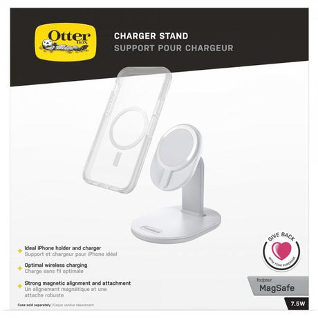 Otterbox Trådlös Laddare Charger Stand MagSafe Lucid Dreamer Vit