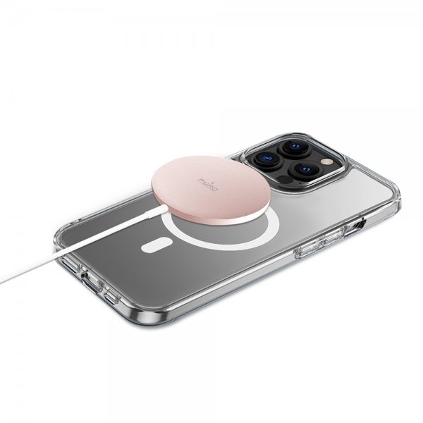 Puro Trådlös Laddare Magnetic USB-C Charging Cable MagSafe Rosa