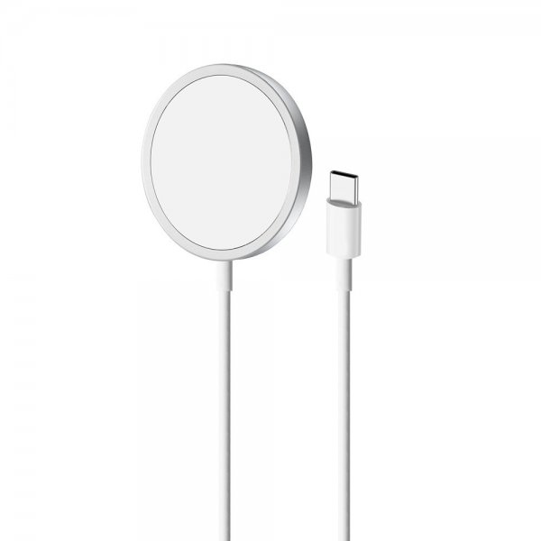 Puro Trådlös Laddare Magnetic USB-C Charging Cable MagSafe Vit