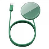 Baseus Trådlös Laddare MagSafe Simple Mini 15W Grön