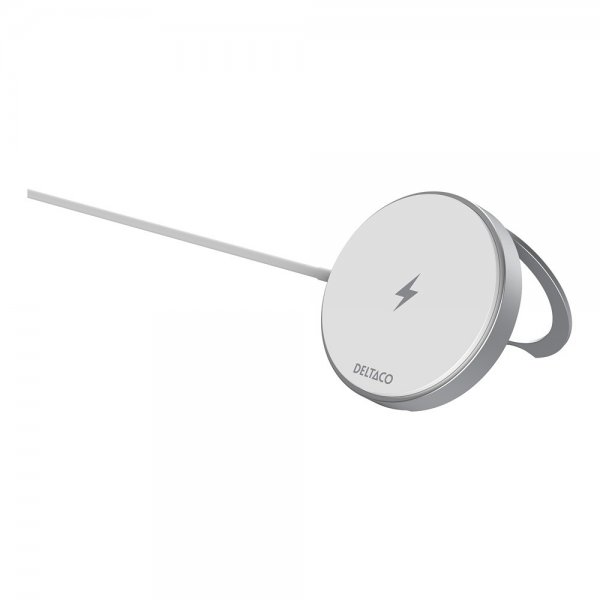 Deltaco Trådlös Laddare med Stativfunktion 15W MagSafe