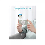 Anker Trådlös Laddare PowerWave Magnetic Pad 7.5W MagSafe Vit