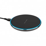 Xqisit Trådlös Laddare Wireless Fast Charger 15W Svart