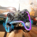 Aolion Transparent Spelkontroll Nintendo Switch/PC Trådad RGB