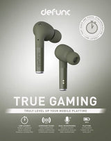 Defunc True Gaming Trådlösa Hörlurar Grön