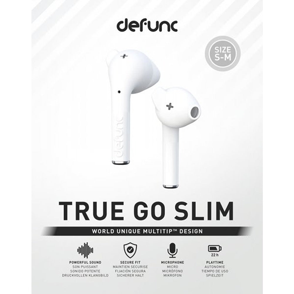 Defunc True Go Slim Trådlösa Hörlurar Vit