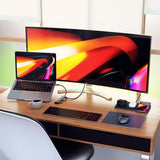 Satechi Slim USB-C MultiPort med Ethernet Svart