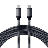 Satechi USB-C till USB-C kabel 2m Grå
