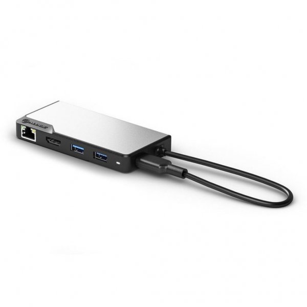 ALOGIC USB-C Fusion MAX 6-i-1-hubb HDMI. USB. Ethernet och PD Space Gray