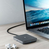 ALOGIC Trådlös Laddare Qi laddning 10W - med USB-A till USB-C kabel Silver