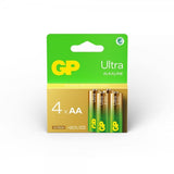 GP Ultra Alkaline AA-batteri 15AU/LR6 4-pack