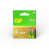 GP Ultra Alkaline AAA-batteri 24AU/LR03 4-pack