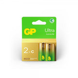 GP Ultra Alkaline C-batteri 14AU/LR14 2-pack