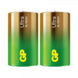 GP Ultra Alkaline D-batteri 13AU/LR20 2-pack