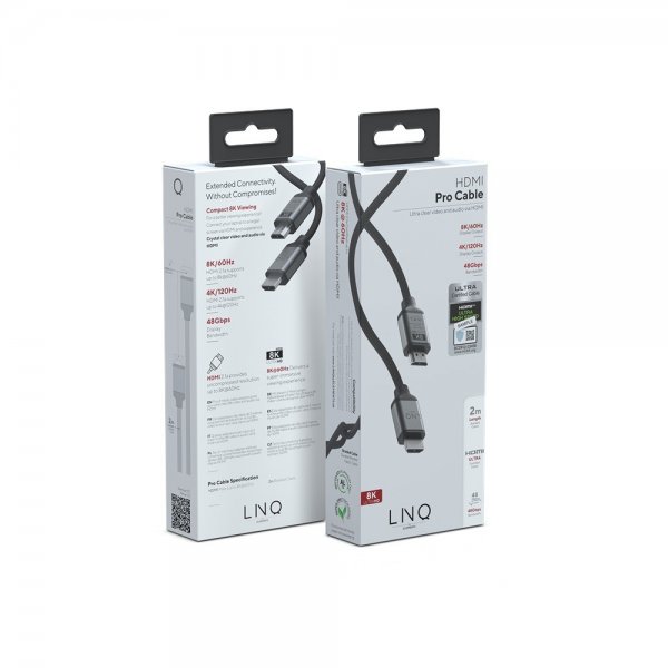 LINQ Ultra HDMI kabel 48Gbps/8K/60Hz 2m