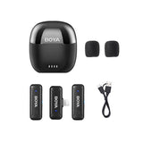 Boya Trådlös 2.4 GHz Mikrofon 2x BY-WM3T-D2 Lightning