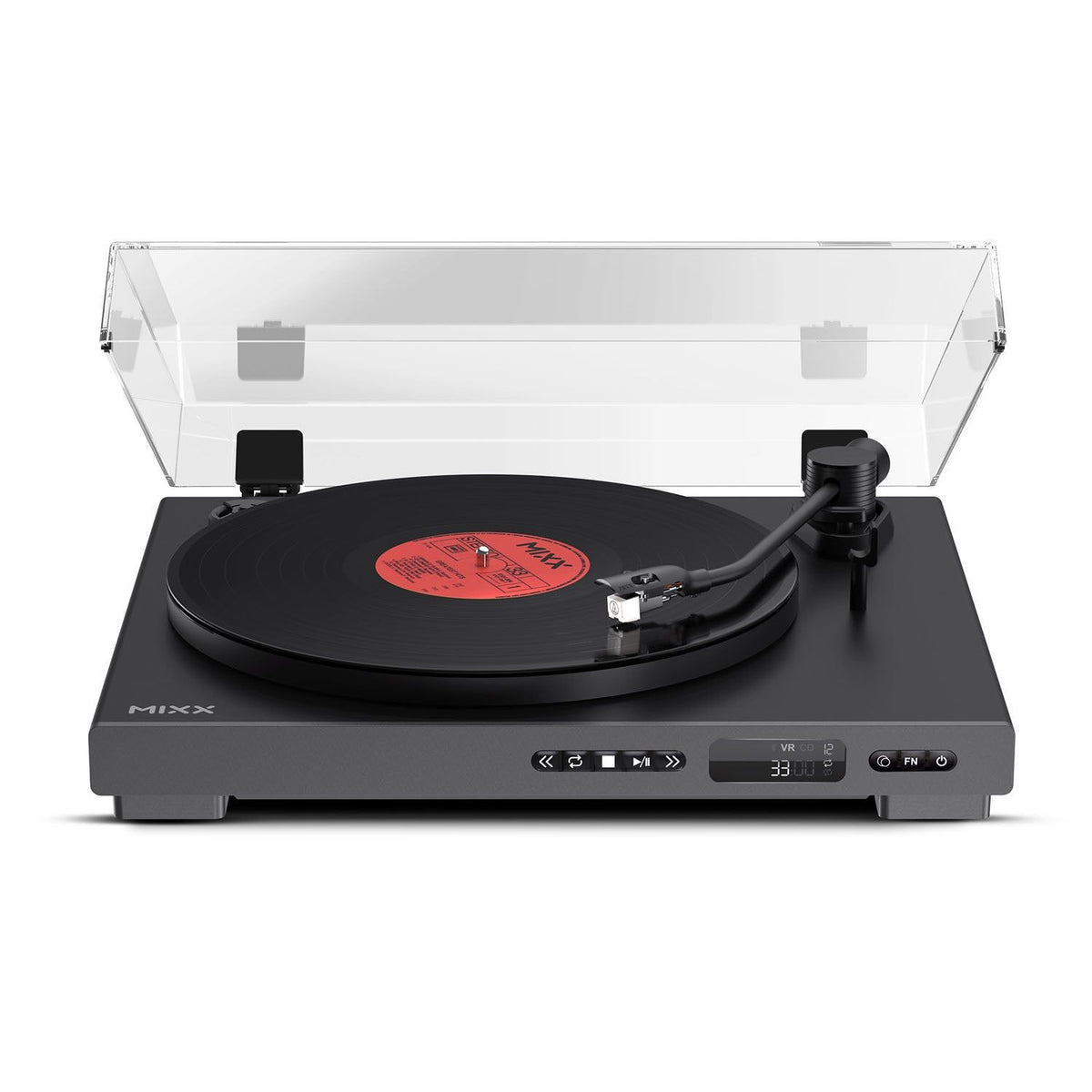 Mixx Analog Plus 2-in-1 Vinyl- och CD-Spelare Svart