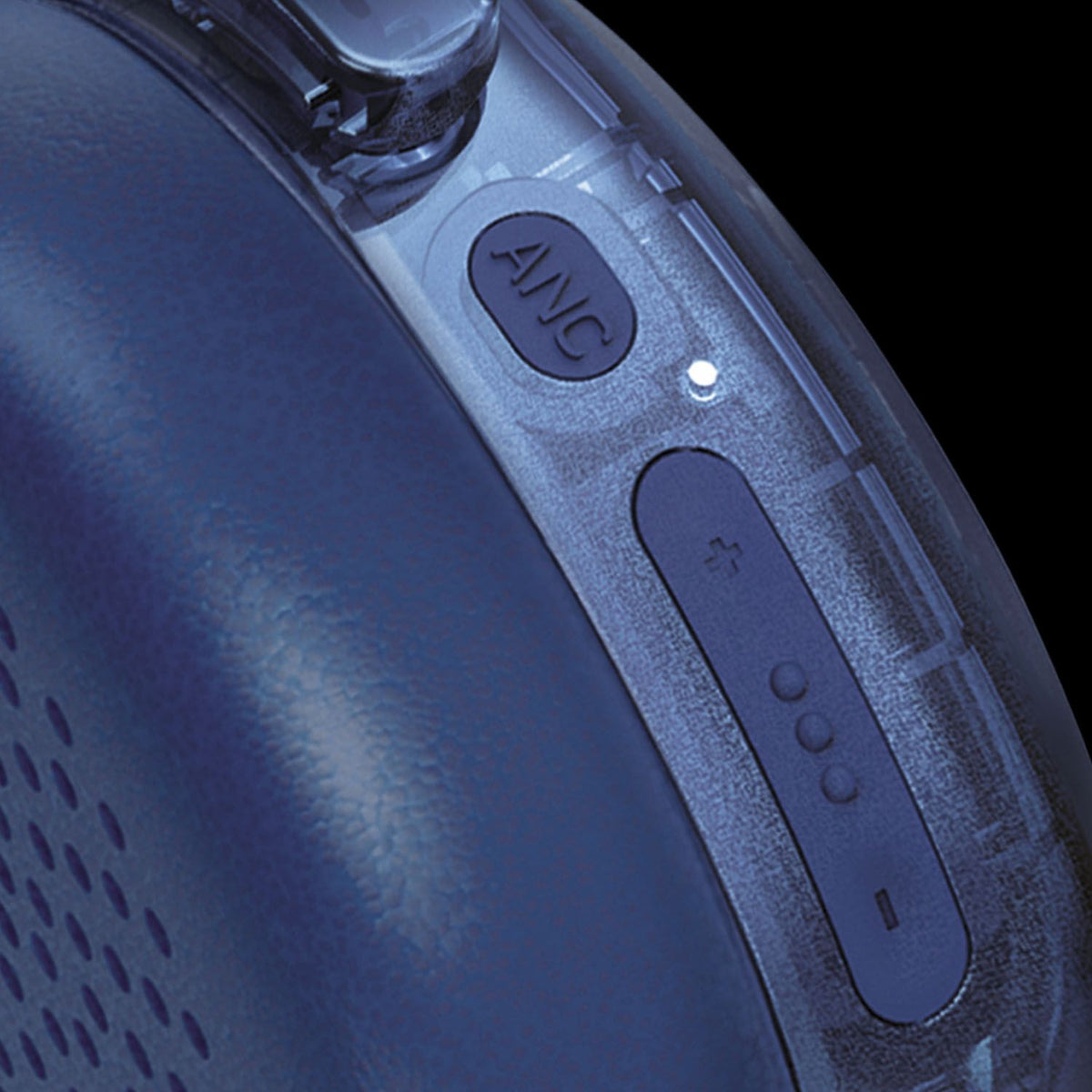 Mixx Trådlösa On-Ear Hörlurar StreamQ Go ANC Clear Marinblå