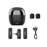 Boya Trådlös 2.4 GHz Mikrofon 2x BY-WM3T-M2 3.5 mm TRS