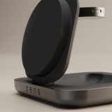 Zens Nightstand Pro 2 Aluminium MagSafe-laddare Svart