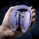 Mixx Trådlösa On-Ear Hörlurar StreamQ Go ANC Clear Lila