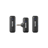 Boya Trådlös 2.4 GHz Mikrofon 2x BY-WM3T-M2 3.5 mm TRS